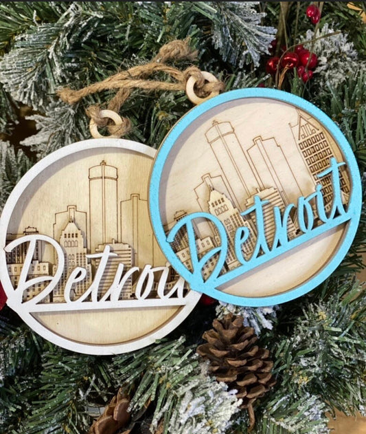 Detroit Ornament