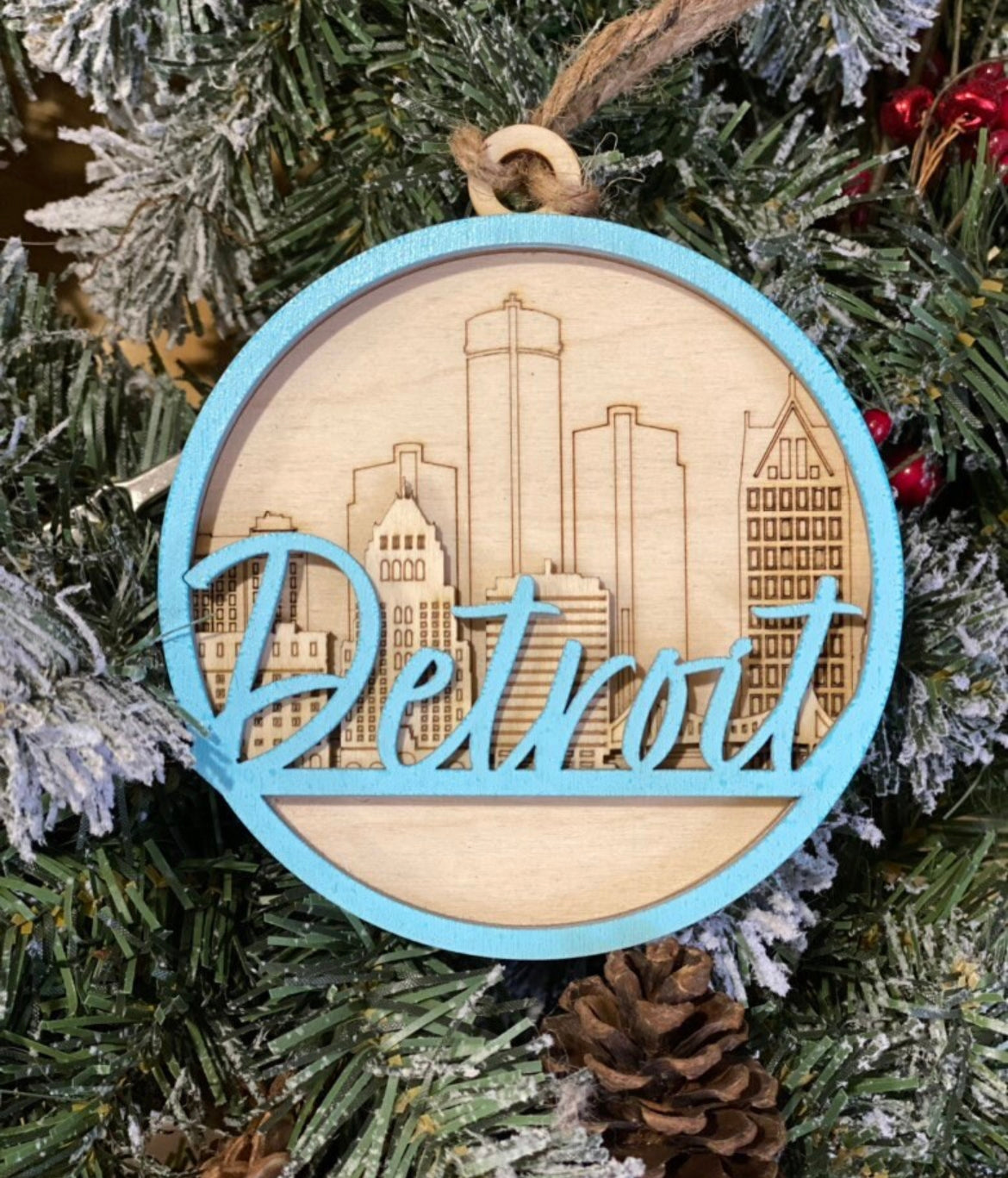 Detroit Ornament