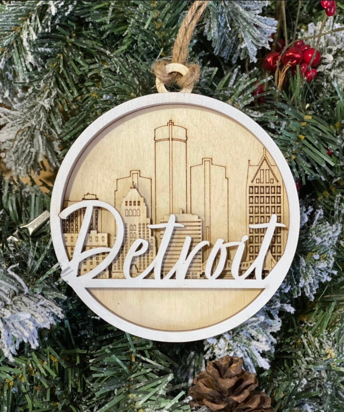 Detroit Ornament