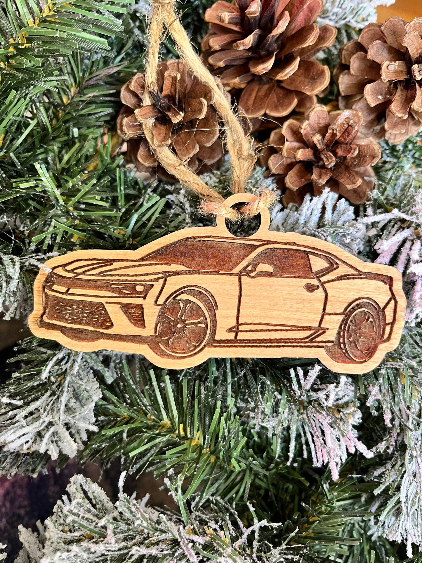 Personalized Chevy Camaro Inspired Ornament