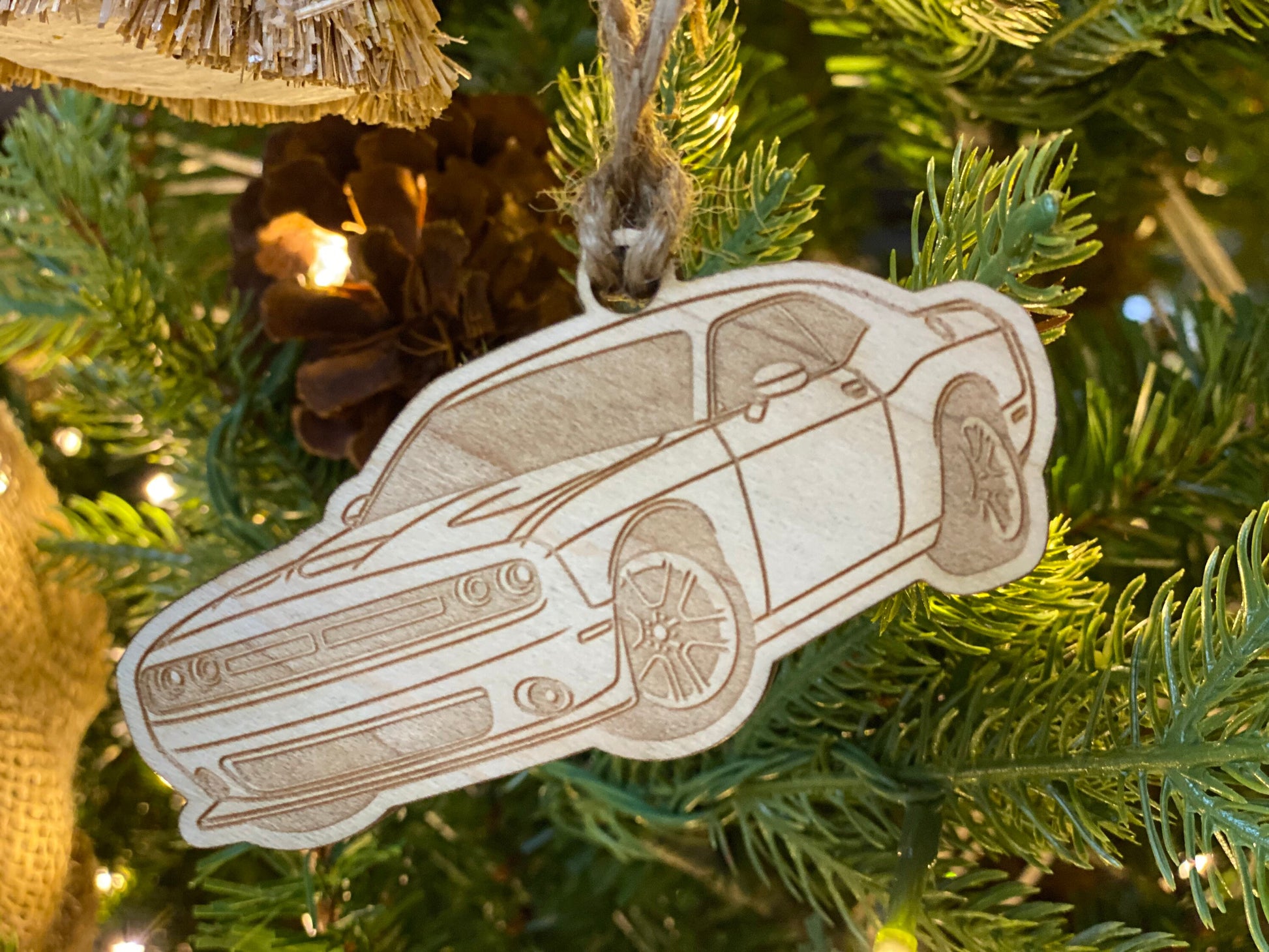 Personalized Dodge Challenger Inspired Ornament