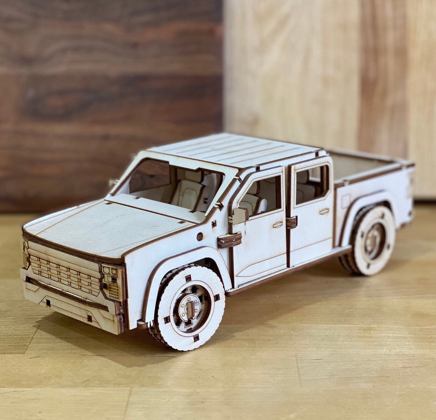 Chevy Silverado Inspired 3D Wooden Puzzle