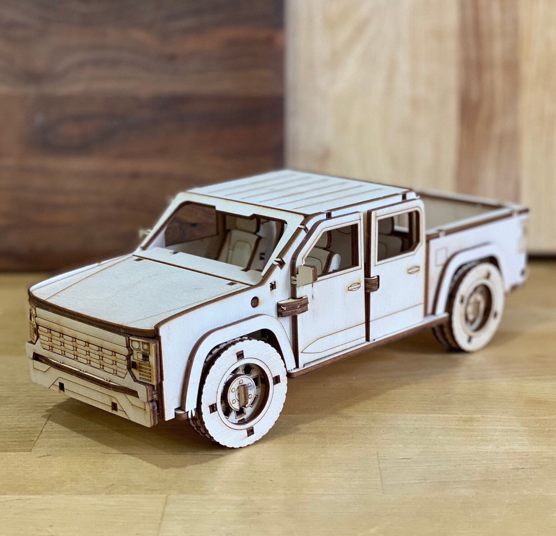 Chevy Silverado Inspired 3D Wooden Puzzle