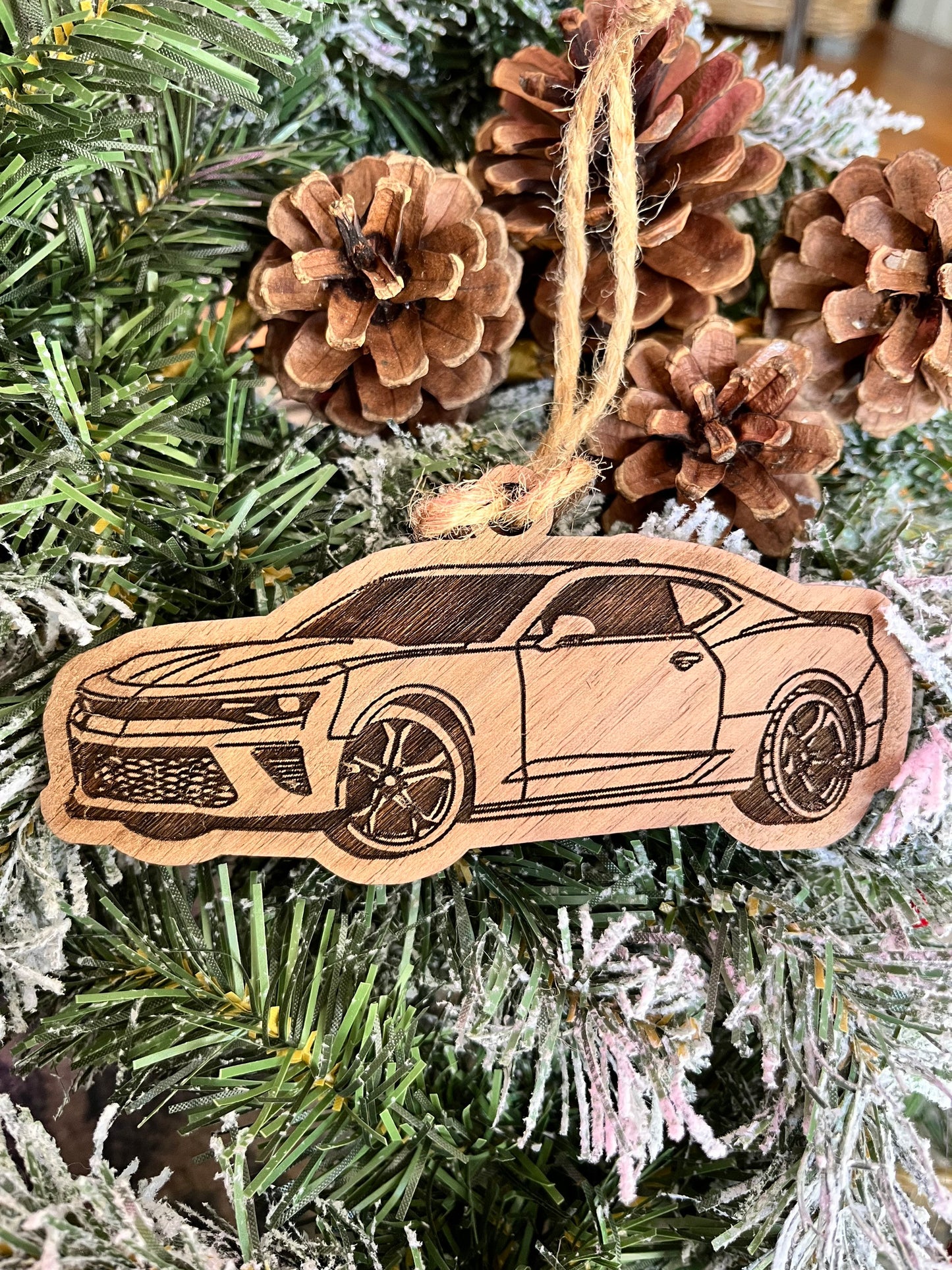 Personalized Chevy Camaro Inspired Ornament