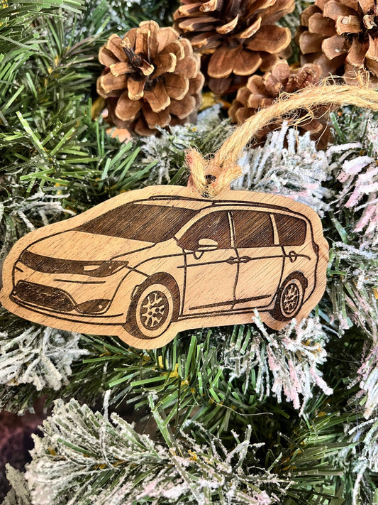 Pacifica Inspired Ornament (walnut or cherry)