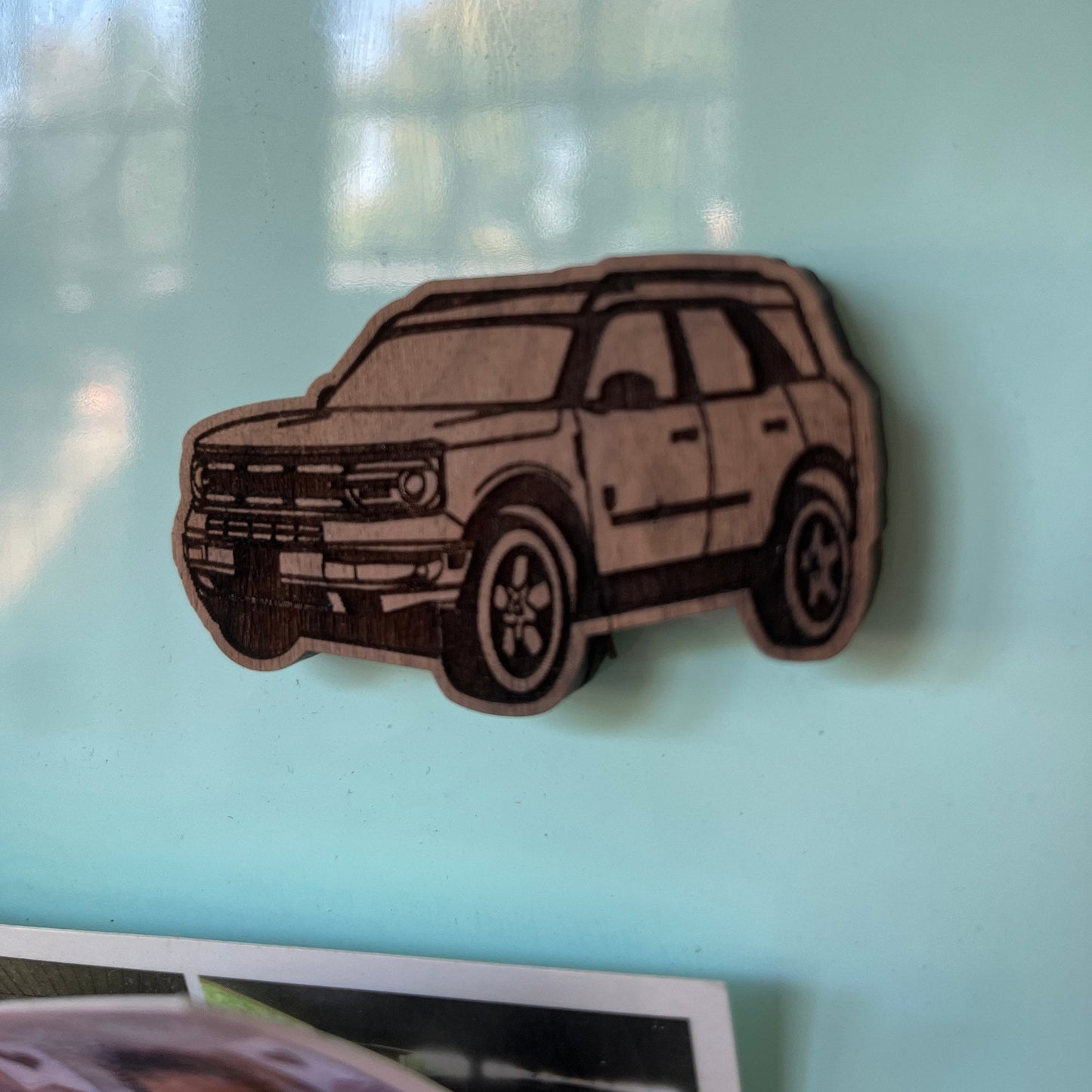 Ford Bronco Sport Magnet (cherry or walnut)