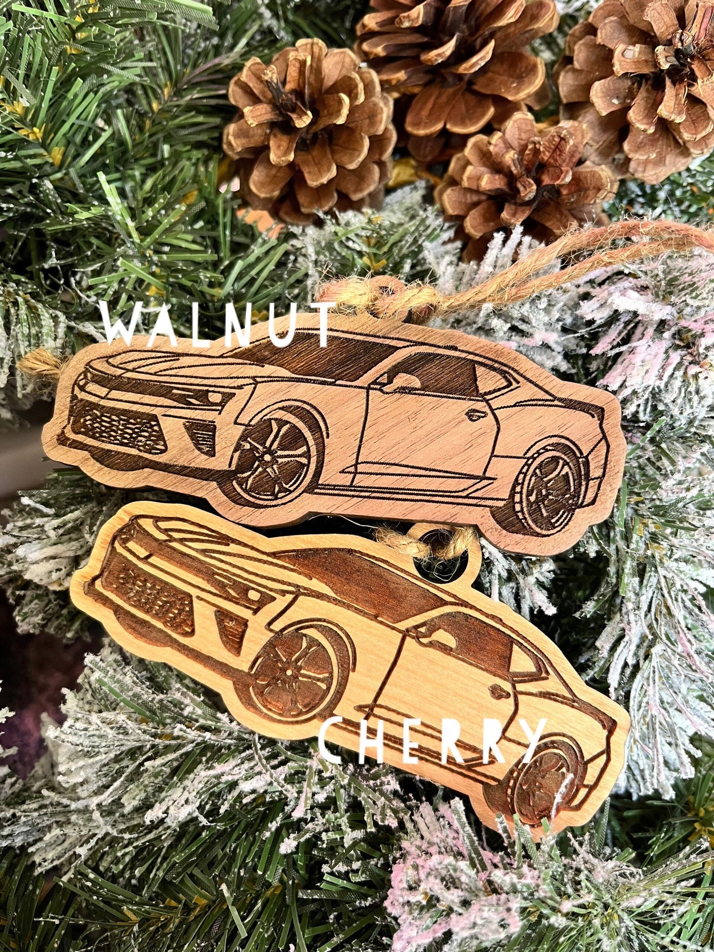 Personalized Chevy Camaro Inspired Ornament