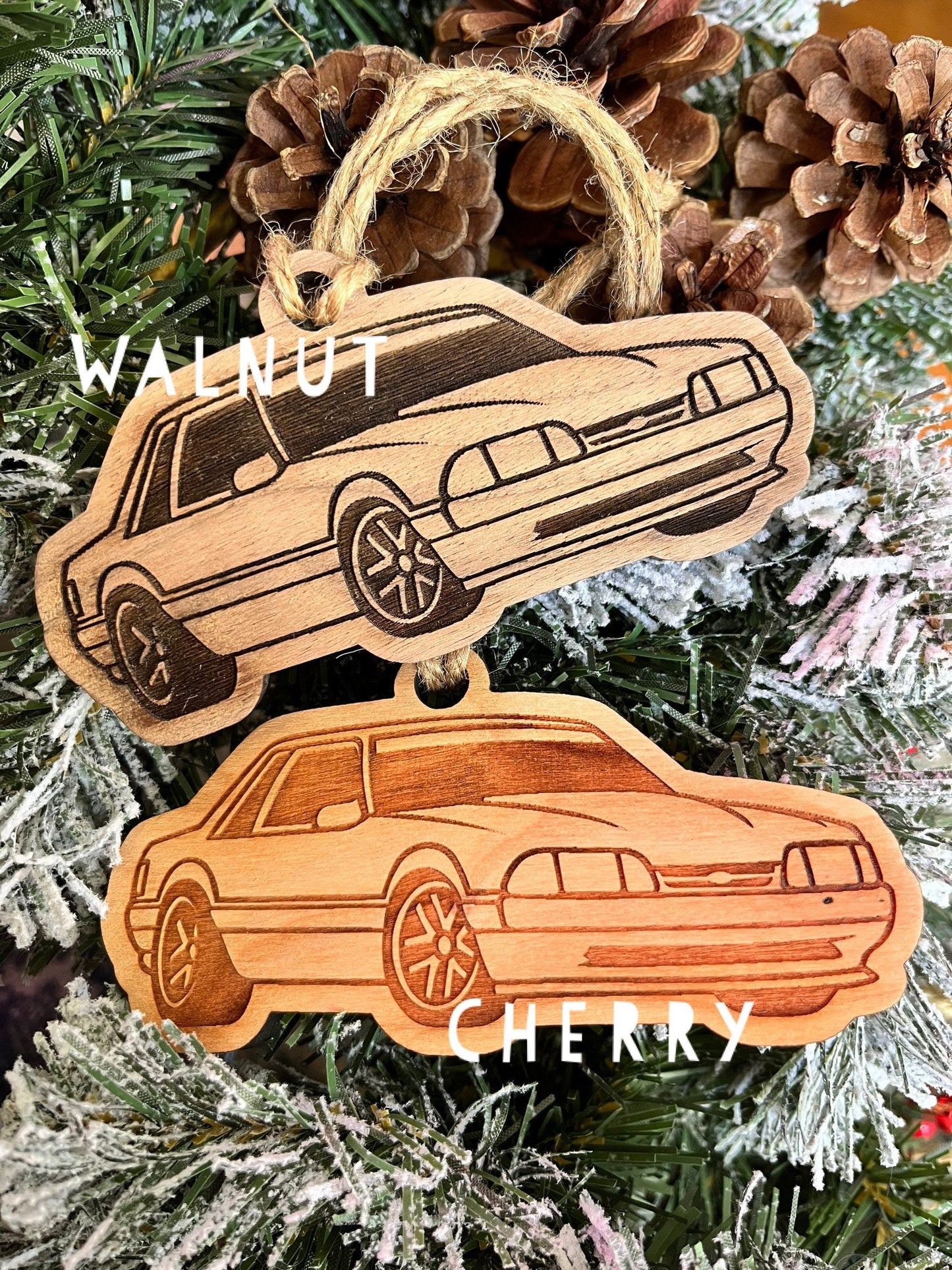 Personalized Ford Mustang fox body Ornament/Convertible foxbody Ornament