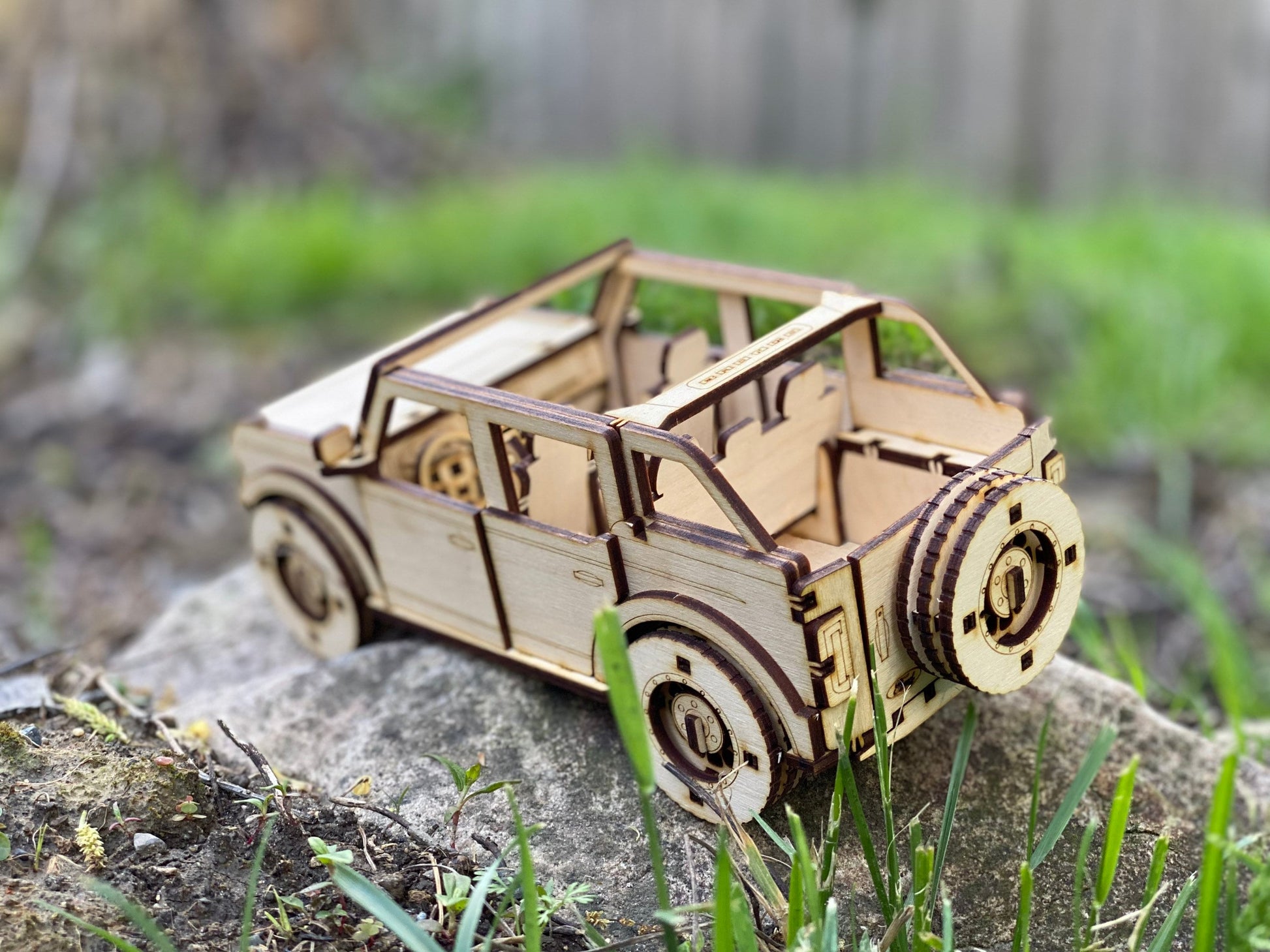 Ford Bronco Wooden DIY 3D Puzzle, Ford Bronco Owner Gift