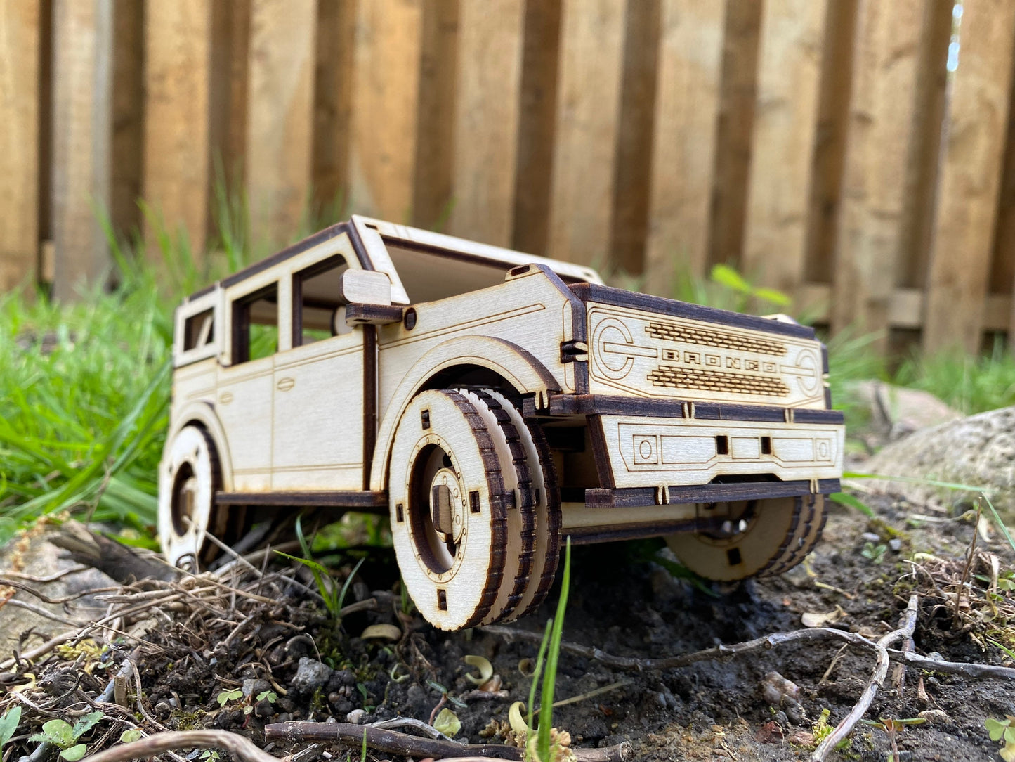 Ford Bronco Wooden DIY 3D Puzzle, Ford Bronco Owner Gift