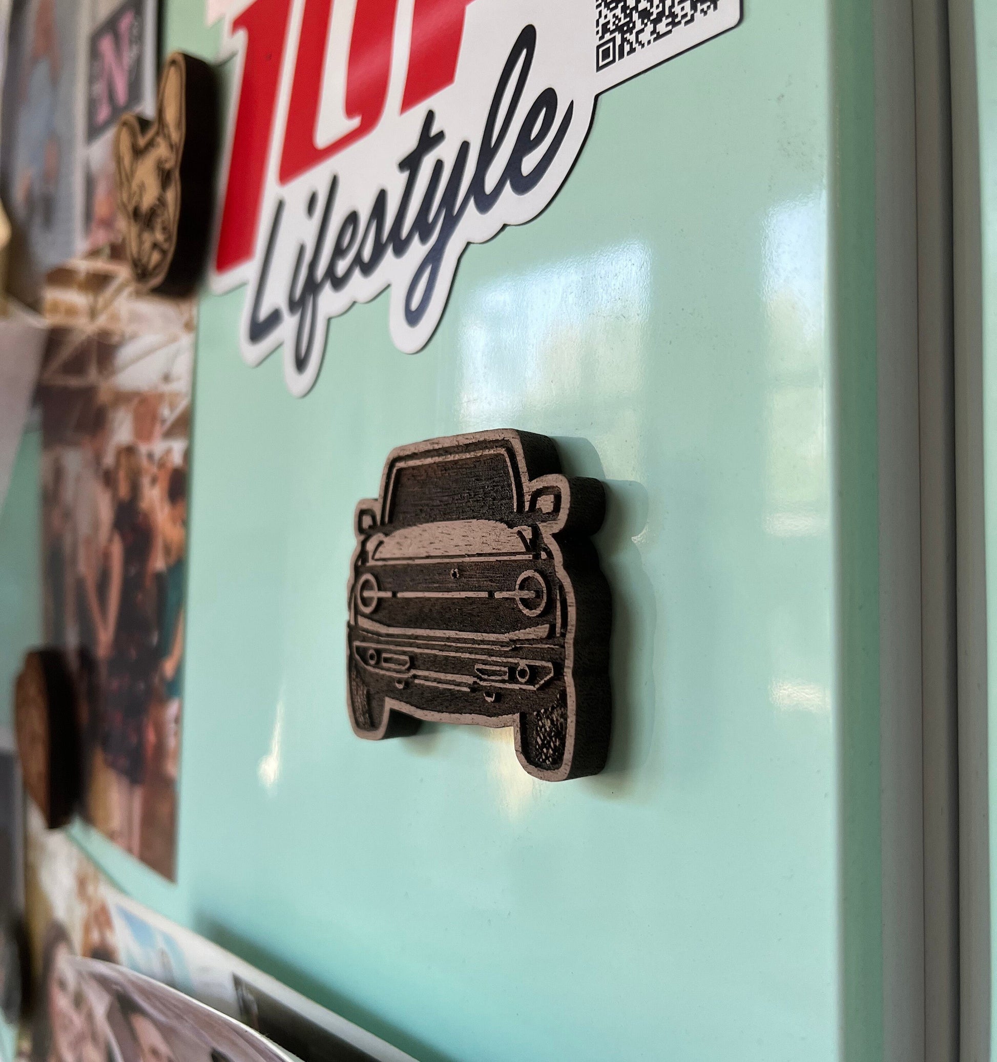 Ford Bronco Inspired Magnet (cherry or walnut)