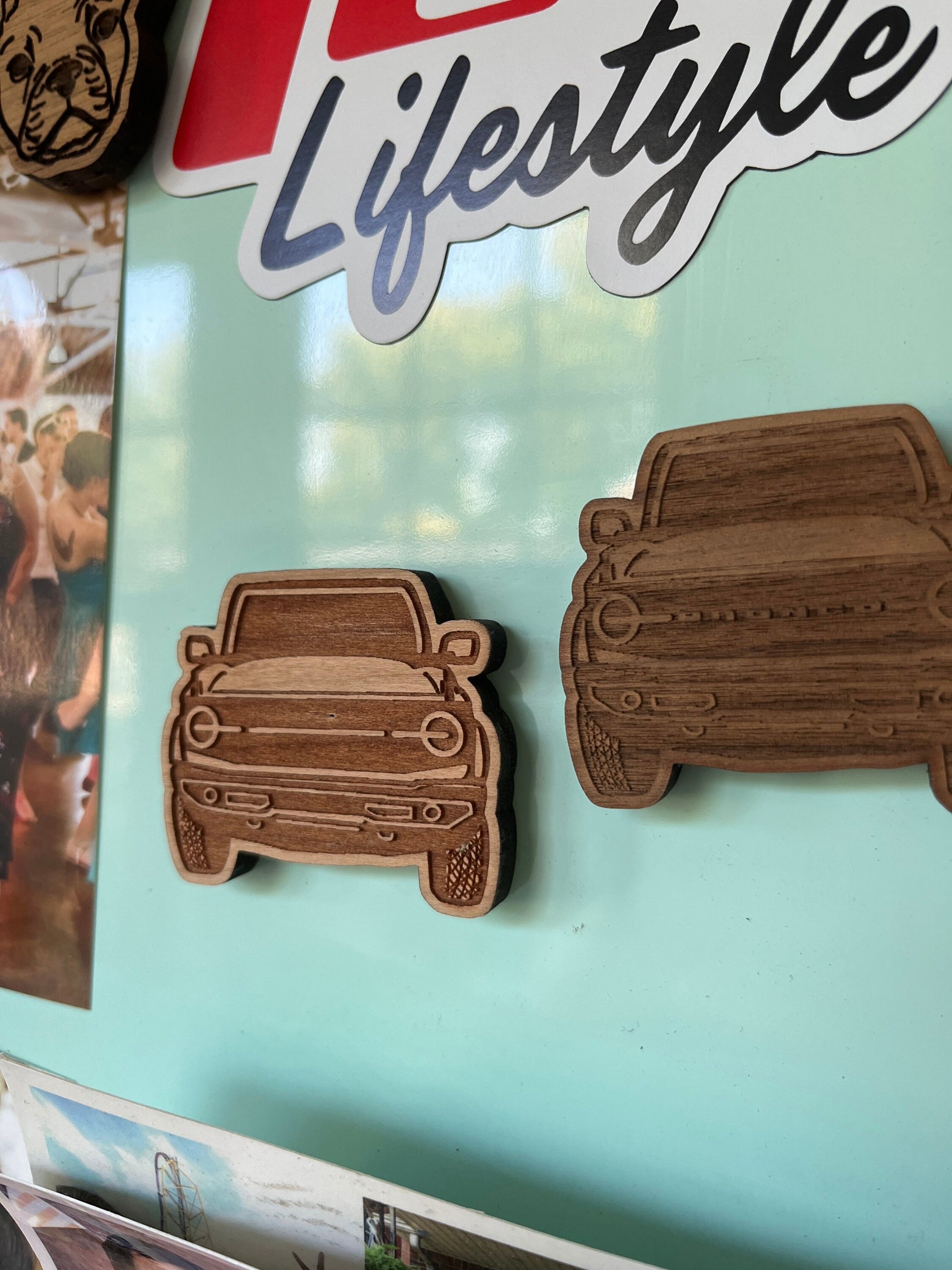 Ford Bronco Inspired Magnet (cherry or walnut)