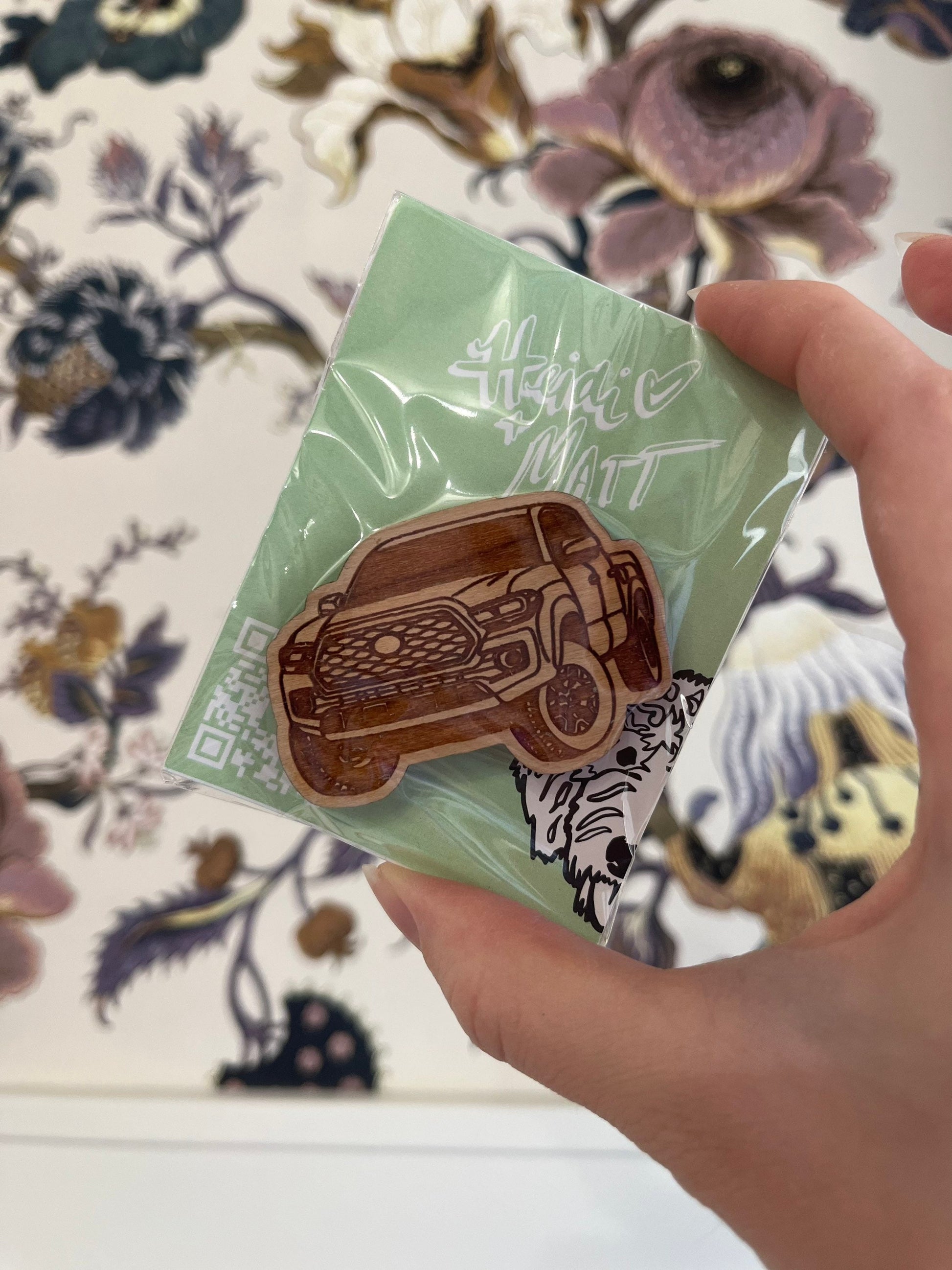 Toyota Tacoma Magnet (cherry or walnut)