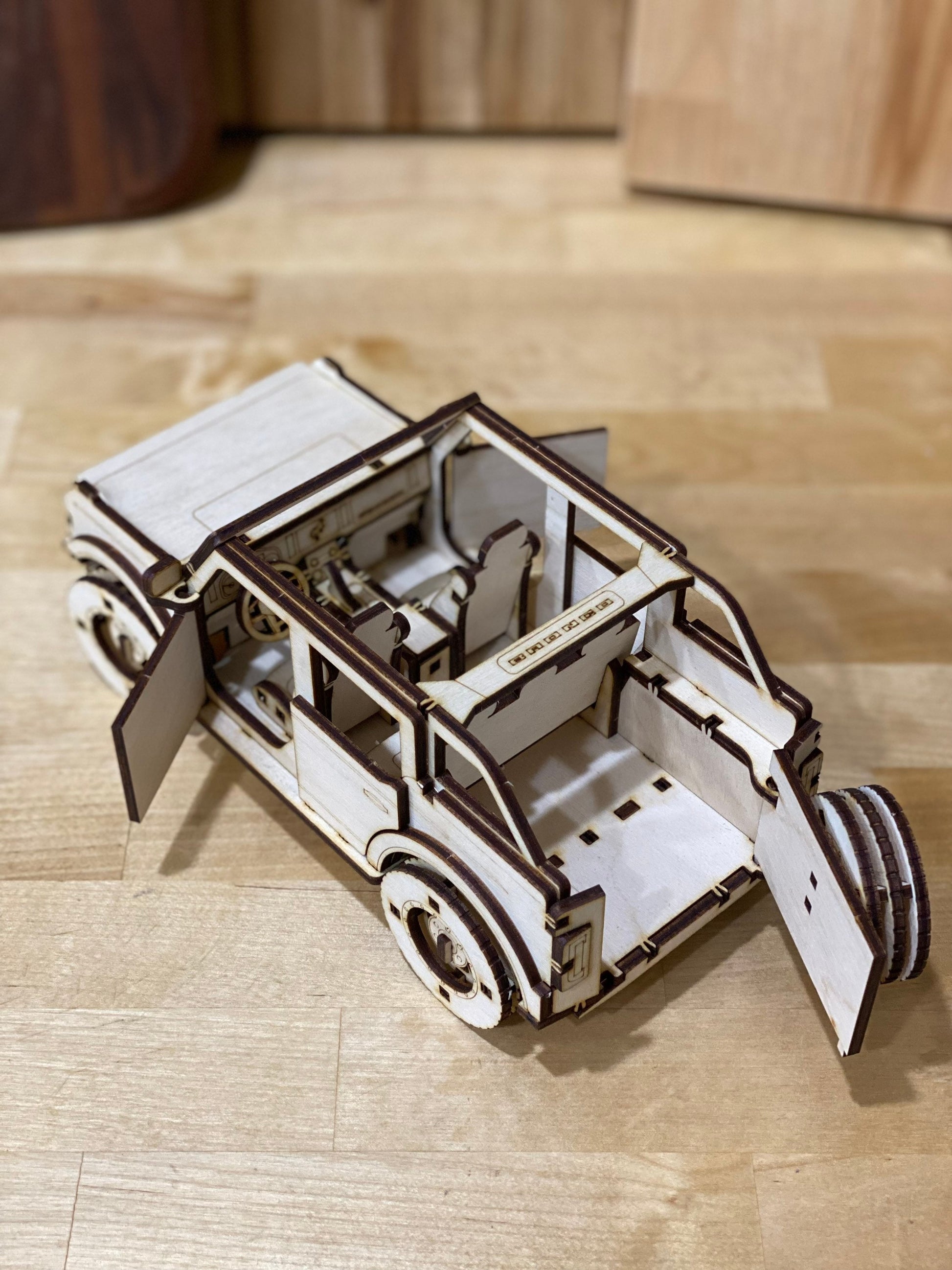 Ford Bronco Wooden DIY 3D Puzzle, Ford Bronco Owner Gift