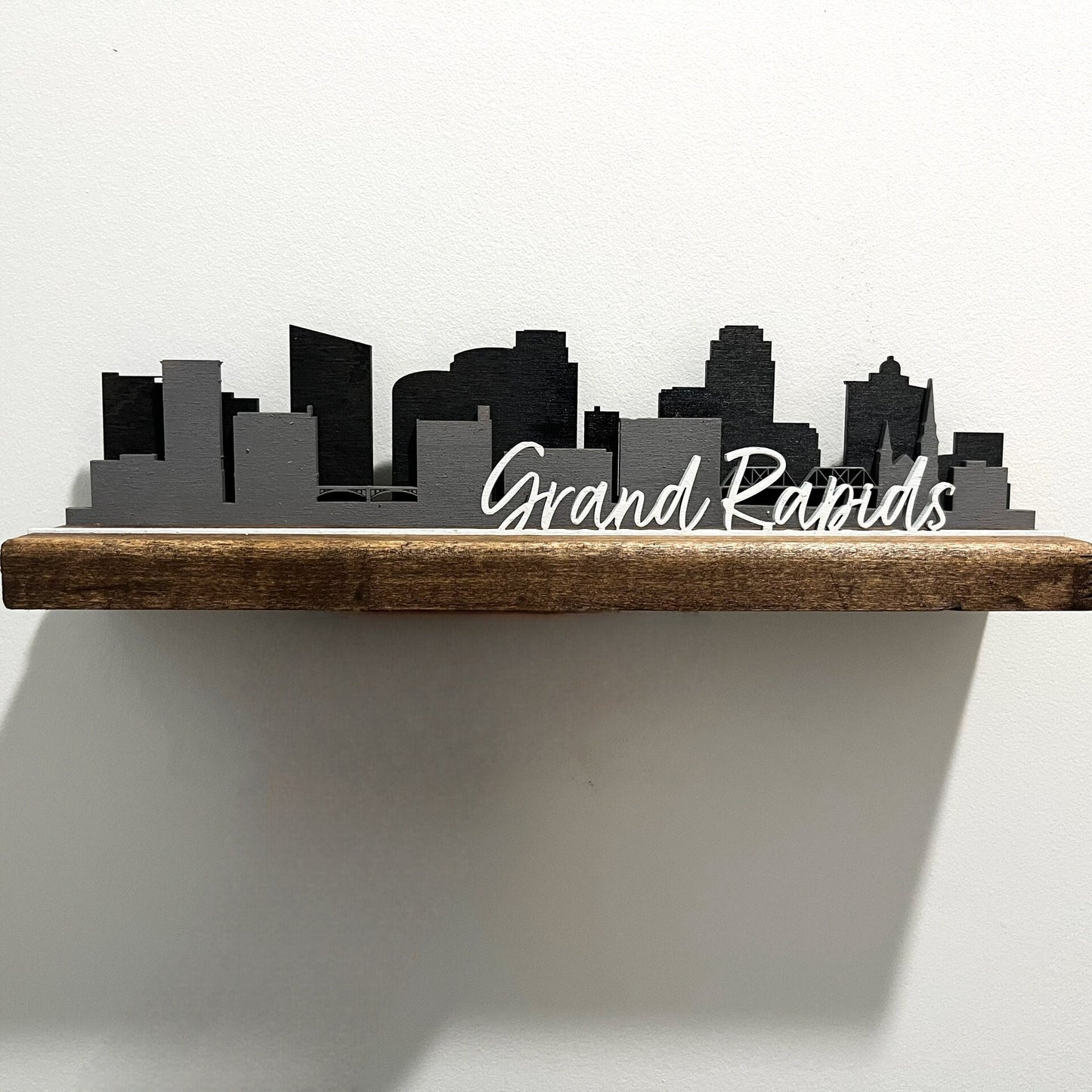 Grand Rapids Skyline mantle piece