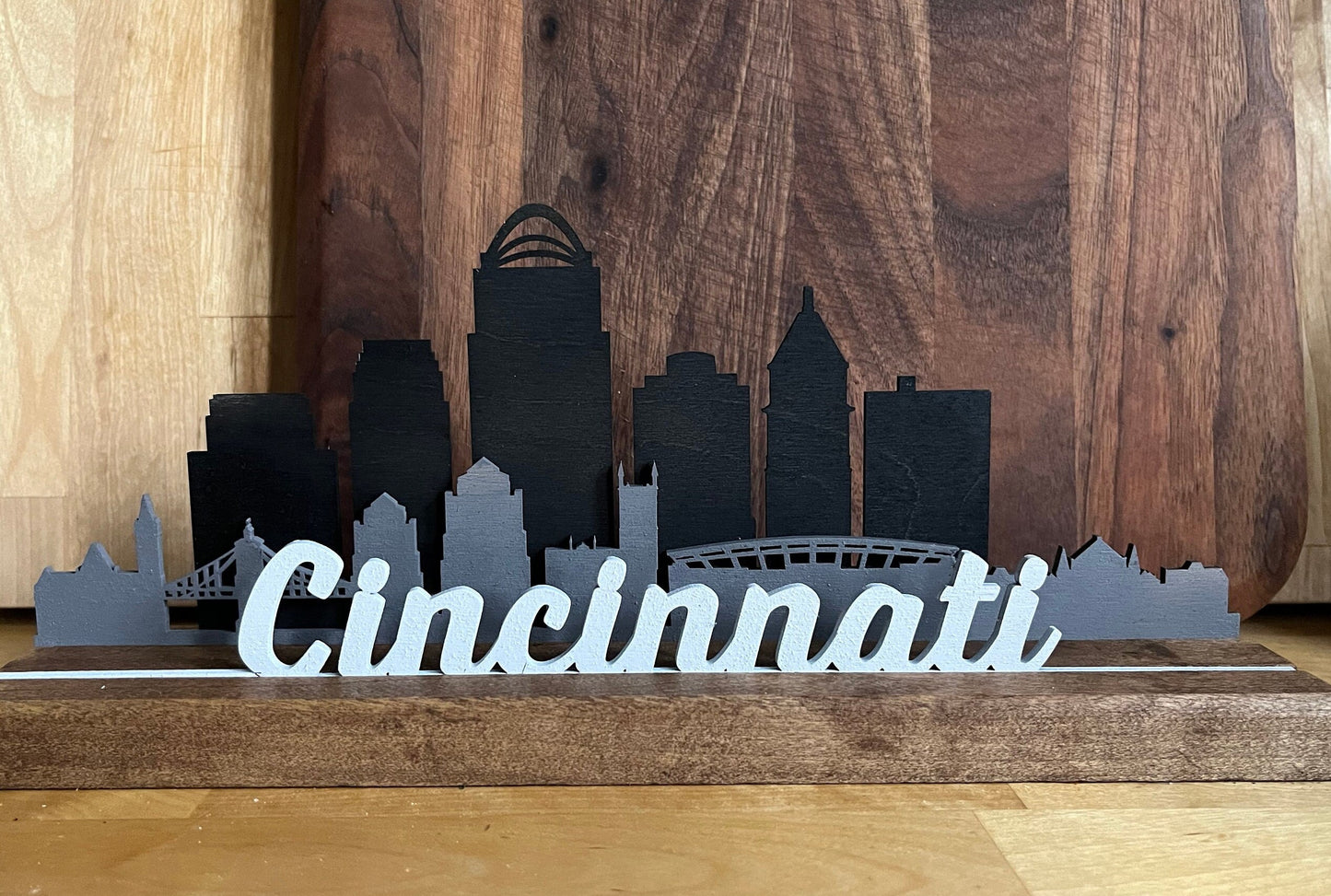 Cincinnati Skyline mantle piece